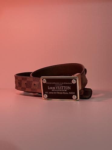 Ремень Louis Vuitton Inventeur - Материал: натуральная кожа с