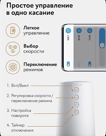 Напольный вентилятор Xiaomi Mijia DC Inverter Fan (JLLDS01DM) — 3