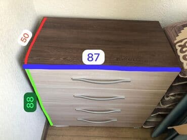 Комод для одежды, Б/у, Без зеркала, Другой материал, цвет - Бежевый, Коричневый, Платная доставка, Самовывоз at lalafo.kg Комод для одежды, Б/у, Без зеркала, Другой материал, цвет - Бежевый, Коричневый, Платная доставка, Самовывоз