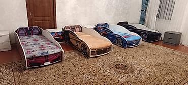 купить мяту в бишкеке: Детская односпальная кровать, Новый, Для мальчика, С матрасом, ДСП, Самовывоз, Бесплатная доставка, Платная доставка — 10