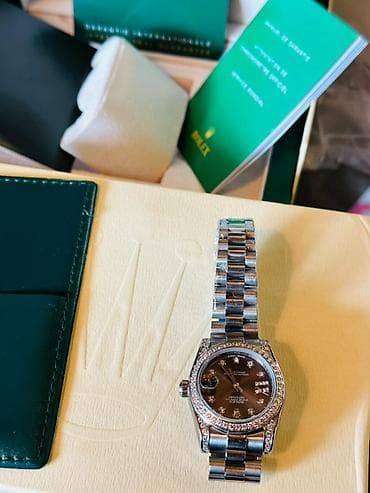 бриллиантовое: Rolex Oyster Perpetual Datejust, автоматические 💎 Roleх Lady Datejust — 7