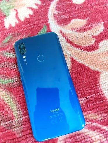 Техника жана электроника: Redmi, Redmi 7, Колдонулган, 32 ГБ, түсү - Көк, 1 SIM, 2 SIM — 1