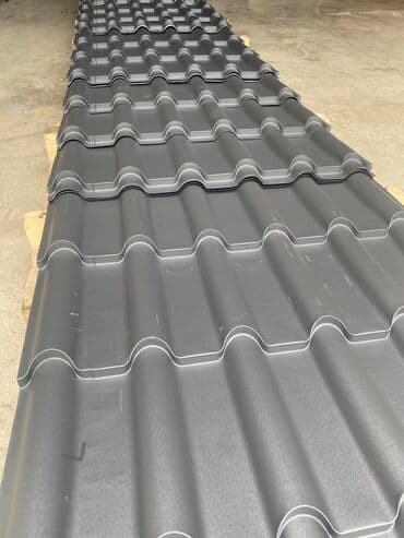 уголь шабыргуль: Металлочерепица БАМБУК Черепица Профнастил Бамбук 0.45 Серый — 1