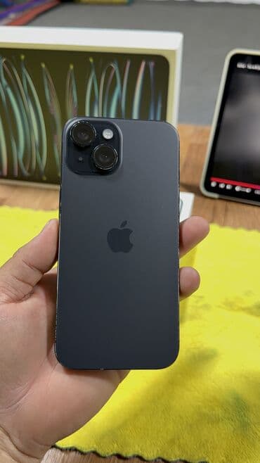IPhone 15, Б/у, 128 ГБ, Коробка, 90 %