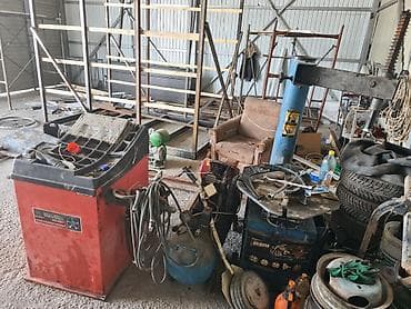 Авто тейлөө жабдуулары: Шиномонтажный комплект: станок для монтажа/демонтажа шин + — 4