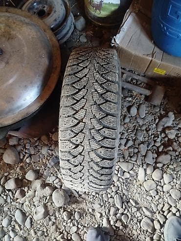 diska r13: Колеса в сборе 175 / 70 / R 13, Зимняя шипованная, Б/у, 1 шт, Легковые, Железные, отверстий - 4 — 3