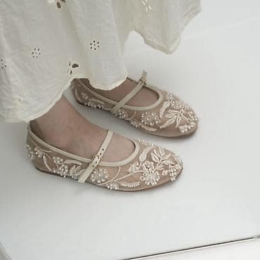 Туфли, 38, Zara, Жаңы, түсү - Саргыч боз, Өзү алып кетүү, Акылуу жеткирүү