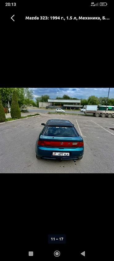 smart open: Mazda 323: 1994 г., 1.5 л, Механика, Бензин, Хэтчбэк — 2