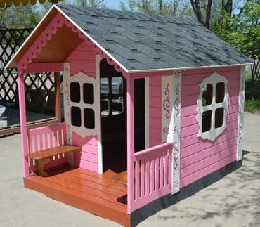 детские домики бишкек: Детский домик. Домик для Барби. Домик из дерева. Детский игровой — 2