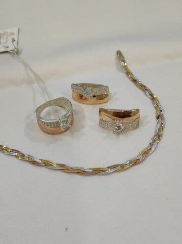 свадебные платья от производителя: Набор украшений, Проба 925, Женские, Новый — 4