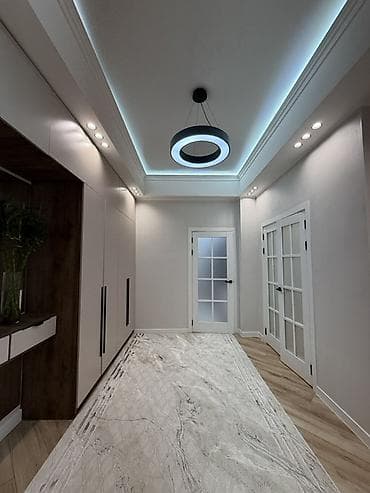 квартира бишкек аламидин 1: Зал үчүн гарнитур, Диван, Кездеме, түсү - Саргыч боз — 8