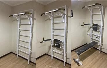 Спорт и отдых: Шведская стенка с турником и навесными модулями - Конструкция — 1