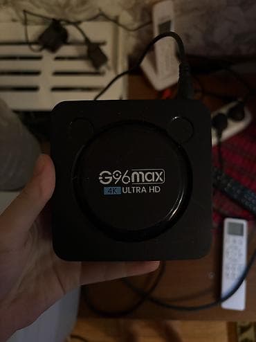 Ресивер/TV Box G96 Max 4K Ultra HD Компактная ТВ‑приставка для at lalafo.kg Ресивер/TV Box G96 Max 4K Ultra HD Компактная ТВ‑приставка для