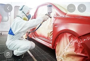 Жестяные работы: Покраска автомобиля в профессиональной окрасочной камере - Полная и — 1