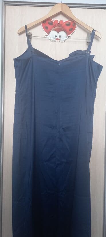 больших размеров одежда для полных: Повседневное платье, Лето, Длинная модель, Атлас, 6XL — 3