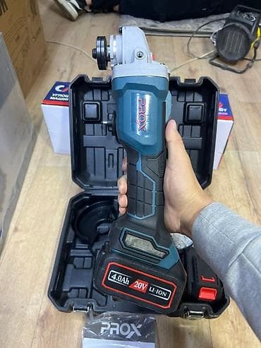 чехлы бу: Аккумуляторная угловая шлифмашина PROX в кейсе Комплектация: - УШМ — 3