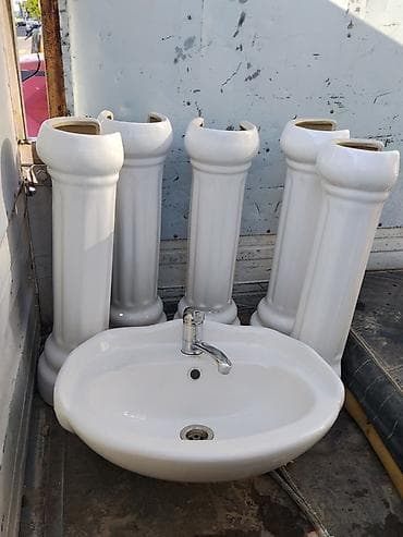 умывальники для дачи бишкек: Раковина для ванной, Особенности: Глянцевое, Овальная форма, Материал: Керамика — 3