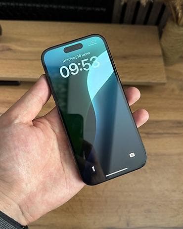 монитор компа: IPhone 16, Б/у, 128 ГБ, Черный, Коробка, 100 % — 3