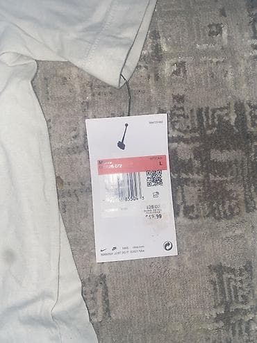 мужские футболки армани: Мужская футболка, L, Nike, Новый, цвет - Белый, Платная доставка — 3