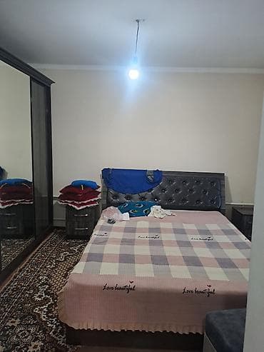 спальные мебел: Спальный гарнитур, Двуспальная кровать, цвет - Серый — 4