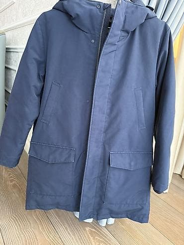 Пуховик/парка UNIQLO KIDS, темно‑синяя - Размер по ярлыку: 140 at lalafo.kg Пуховик/парка UNIQLO KIDS, темно‑синяя - Размер по ярлыку: 140