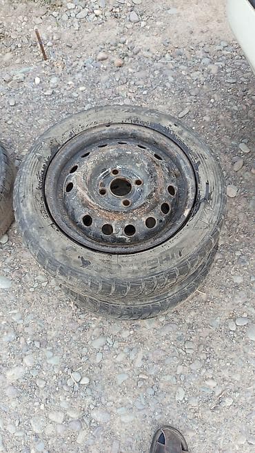 Дөңгөлөктөр монтажда 175 / 65 / R 14, Кыш, Жуп, Жеңил унаалар, Темир, тешиктери - 4 — 1