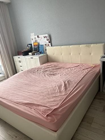 Эмерек: Эки кишилик керебет, Матрасы бар, узуну - 200 см — 1