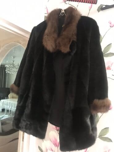 second hend: Продаю шикарную норковую шубу, рукава и воротник соболь, брали за — 4