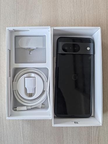 iphone 128: Google Pixel 8, Б/у, 128 ГБ, цвет - Черный, 1 SIM, eSIM — 4