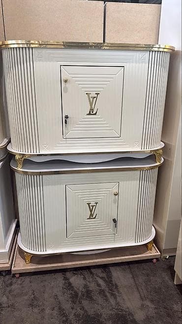 Тумба для вещей и одежды, Без зеркала, Другой материал, цвет - Белый