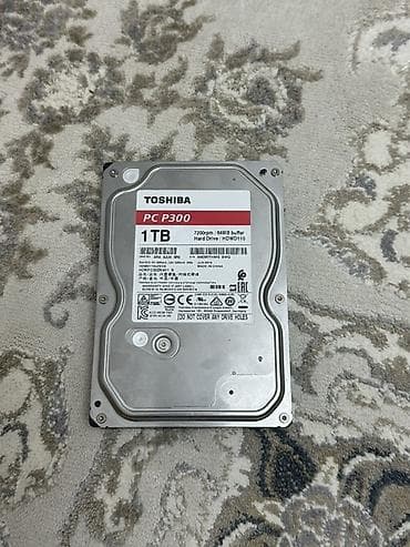 6 тб: Накопитель для ПК, Б/у, Toshiba, HDD, 1 ТБ, 3.5", Для ПК — 1