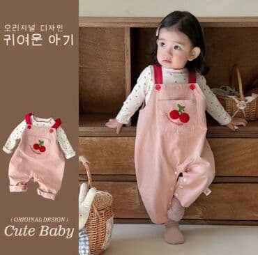 Балдардын башка кийимдери: Девочков. одежда: белое хлопк.нарядное платье с ободочком и носочками — 5