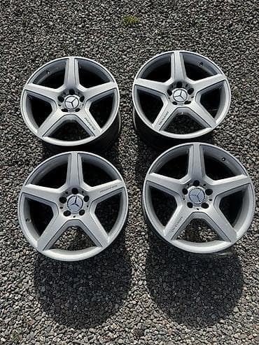 м 57: Литые Диски R 18 AMG, Комплект, отверстий - 5, Б/у — 1