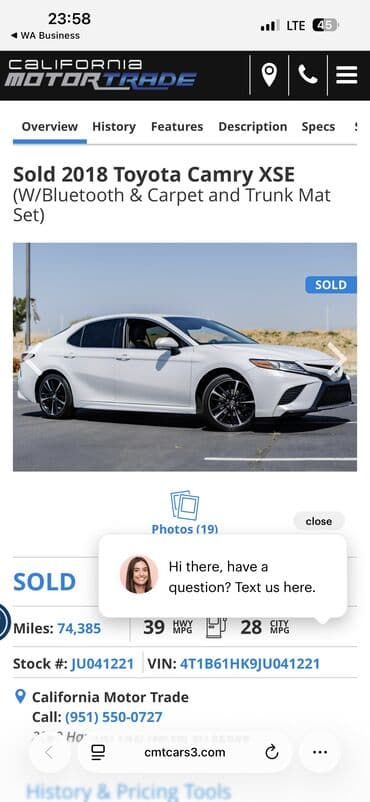 купить задний фонарь тойота авенсис бу: Toyota Camry: 2017 г., Автомат, Бензин, Седан — 8