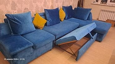 Угловые диваны: Угловой диван, С ящиками — 8