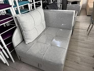 велюровое: Кресло-тахта с подлокотником и подушкой - Компактный модульный — 3