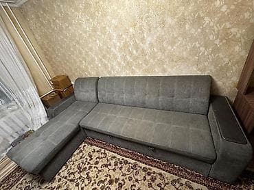 Диваны: Угловой диван, С ящиками, Трехместный — 1