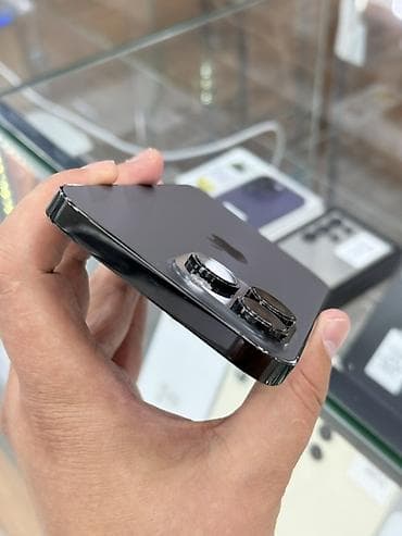 телф: IPhone 14 Pro Max, Б/у, 128 ГБ, Black Titanium, Коробка, 89 % — 5