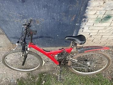 велосипед цунами: Горный велосипед с двухподвесной рамой - Размер колес: 26" - Рама — 2