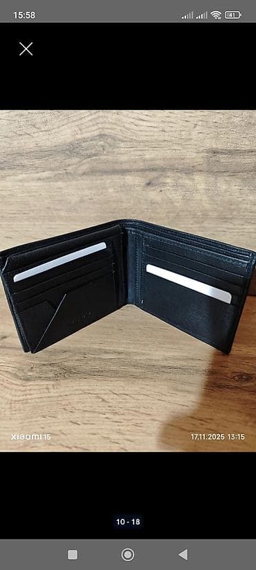 барсетка натуральная кожа: Портмоне — 10