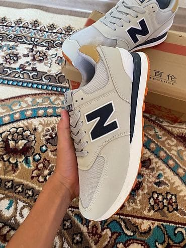 Жеке буюмдар: Эркектердин кроссовкасы, 41, 42, New Balance, Жаңы, түсү - Боз, Акысыз жеткирүү — 3