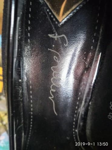 очки 1: ТУФЛИ женские, замшевыес лакированной вставкойразмер 38. одели 1 — 3