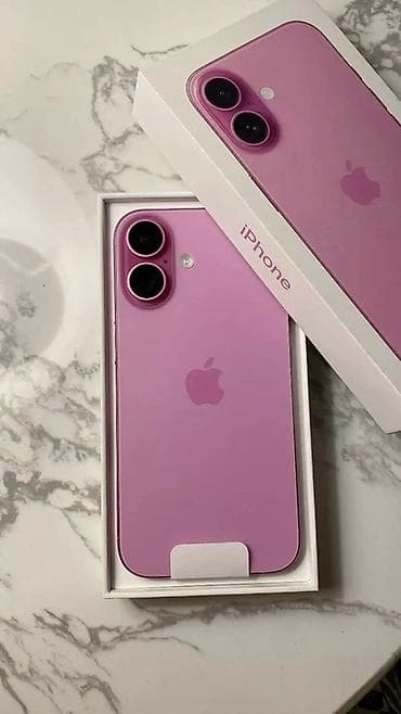 iphone 9 pro max: IPhone 16, Б/у, 128 ГБ, Розовый, Коробка, 99 % — 1