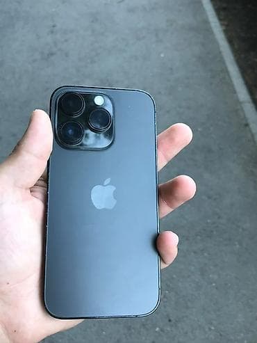 IPhone 14 Pro, Б/у, 256 ГБ, Space Gray, Защитное стекло, 73 % at lalafo.kg IPhone 14 Pro, Б/у, 256 ГБ, Space Gray, Защитное стекло, 73 %