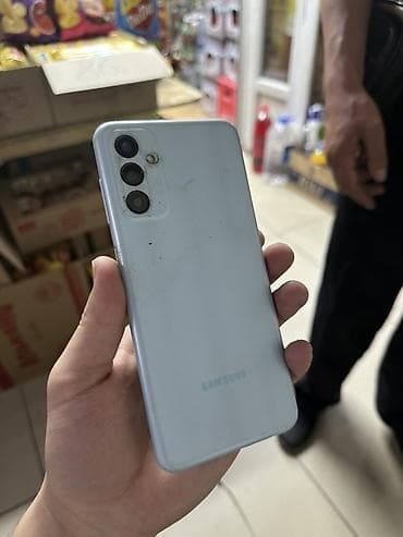 samsung note: Samsung Galaxy F12, Б/у, 64 ГБ, цвет - Серебристый, 2 SIM — 1