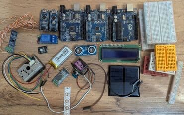 Смарт-часы: Arduino Nano Arduino Uno Макетные платы ЖК дисплей LCD1602A — 1