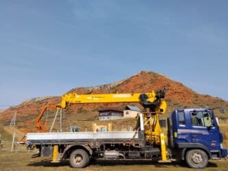 разнорабочий керек: Услуги крана-манипулятора - Локация: г. Каракол, Иссык-Кульская — 3