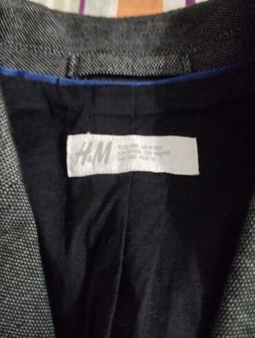 брендовая одежда бишкек: Элегантный детский блейзер темно-серого цвета от H& Модель имеет — 3