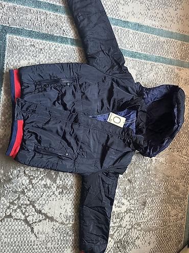 футболка с накидкой: Мужская куртка, 2XL, Новый, цвет - Синий, Самовывоз, Платная доставка — 3