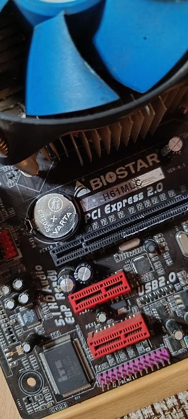 Техника и электроника: Материнская плата для ПК, Б/у, Biostar, LGA1155, Mini-ATX — 2